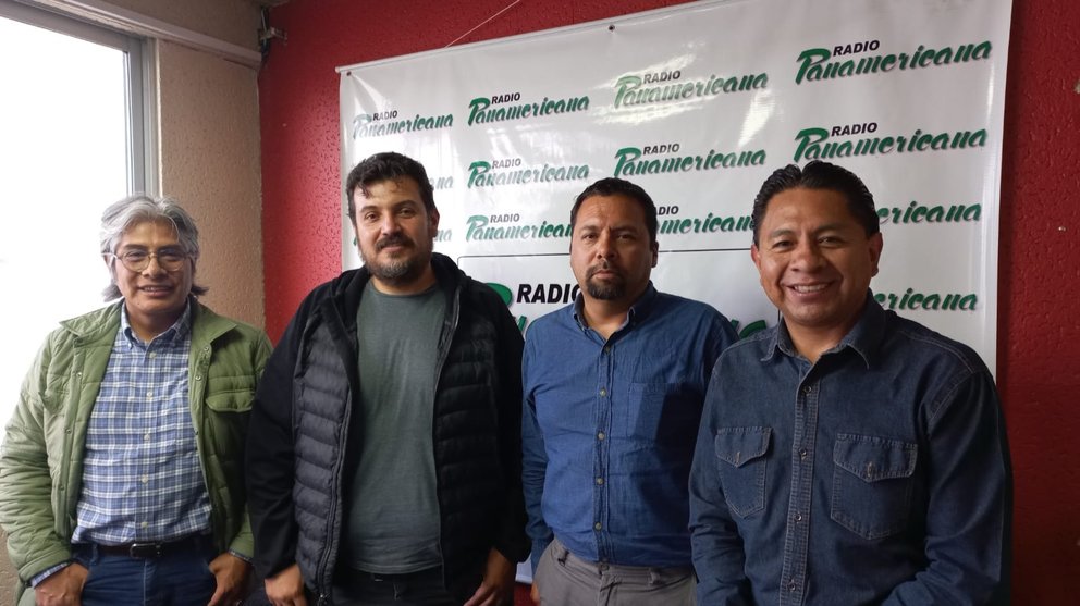 De izquierda a derecha: Wilfredo Chavez, Carlos Saavedra, Joshua Bellott y José Luis Flores.