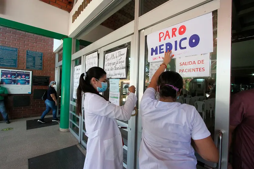 Paro m&eacute;dico. (Foto: El Diario).