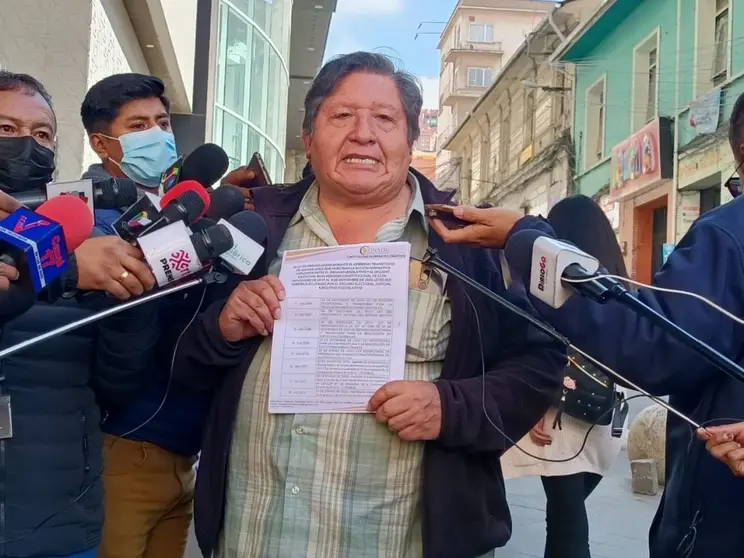 Manuel Morales, dirigente del Conade. (Foto: La Patria).