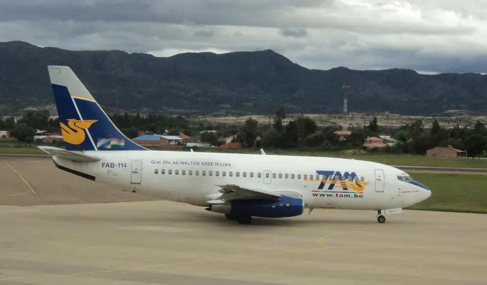 Avi&oacute;n del Transporte A&eacute;reo Militar-TAM. (Foto: RR. SS.).