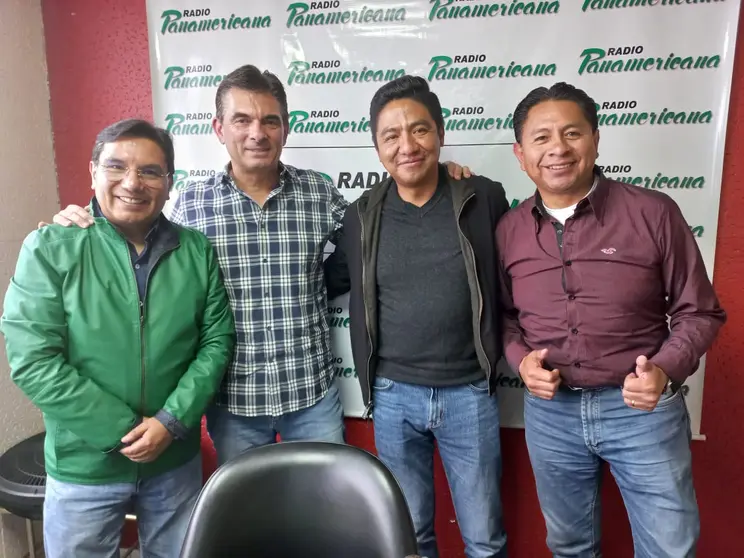 De izquierda a derecha: Marcelo Silva, Rodrigo Paz, Marcelo Arequipa y Jos&eacute; Luis Flores.