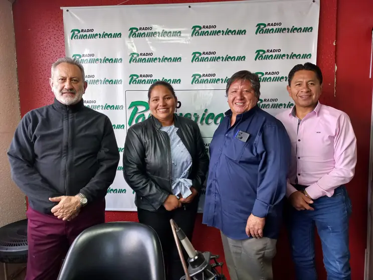De izquierda a derecha: Fabi&aacute;n Yaksic, Deisy Choque, Manuel Morales y Jos&eacute; Luis Flores.