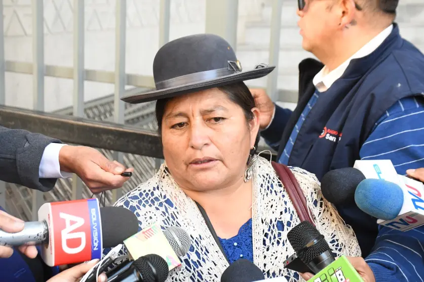 Gloria Callisaya, diputada del MAS. (Foto: CD).