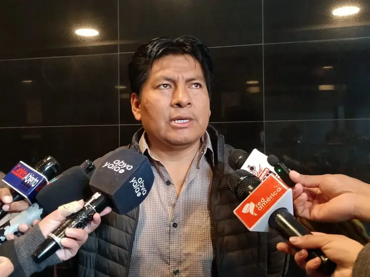 Santiago Ticona, senador de CC. (Foto: La Patria).