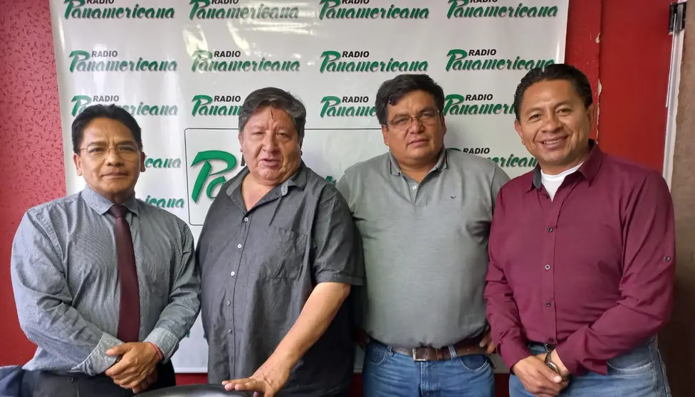 De izquierda a derecha: Jorge Silva, Manuel Morales, Omar Aguilar y Jos&eacute; Luis Flores.