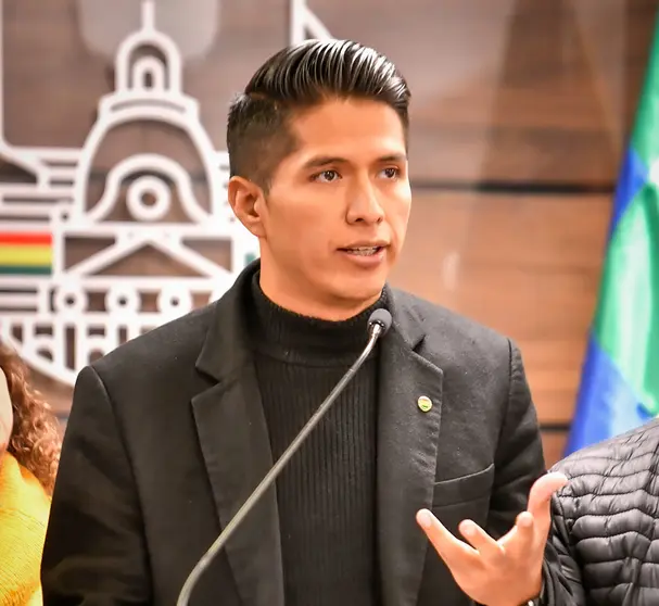 Andr&oacute;nico Rodr&iacute;guez, presidente del Senado. (Foto. Erbol).