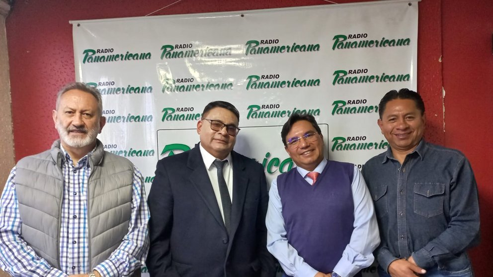 De izquierda a derecha:  Fabián Yaksic, Franklin Gutiérrez, Marcelo Silva y José Luis Flores.
