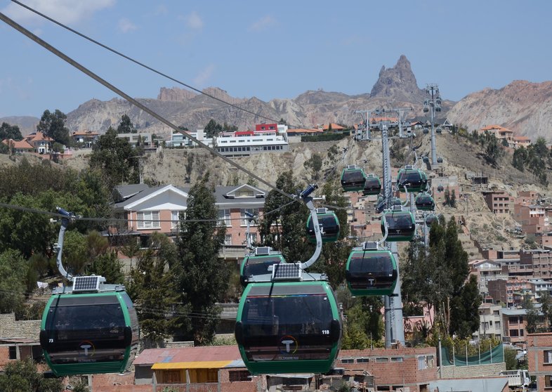 Teleférico Verde, La Paz-Bolivia. (Foto: El País).