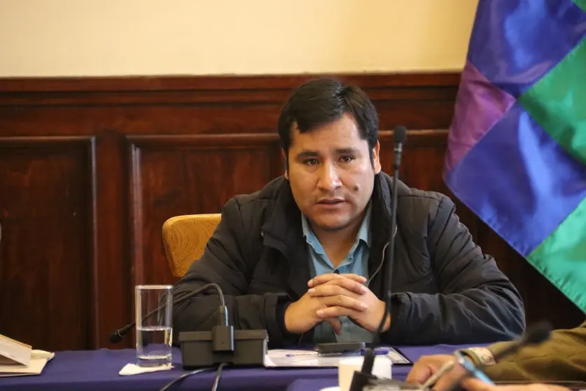 Israel Huaytari, diputado del MAS. (Foto. Urgente.Bo).