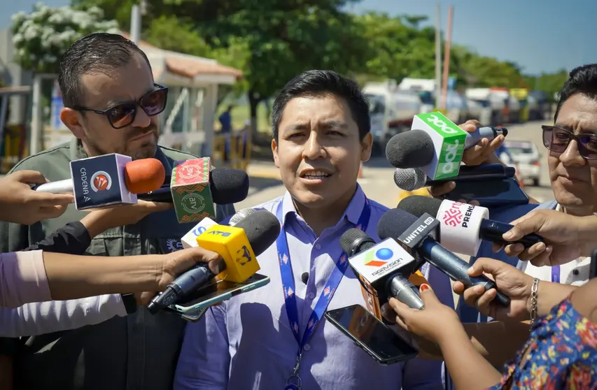 F&eacute;lix Cruz, gerente de log&iacute;stica de Yacimientos Petrol&iacute;feros Fiscales Bolivianos. (Foto: YPFB).