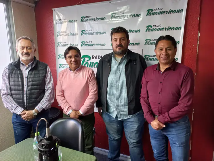 De izquierda a derecha: Fabi&aacute;n Yacsik, Marcelo Silva, Carlos Saavedra y Jos&eacute; Luis Flores.