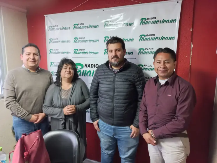 De izquierda a derecha: Jos&eacute; Luis Bedregal, Jimena Costa, Carlos Saavedra y Jos&eacute; Luis Flores.