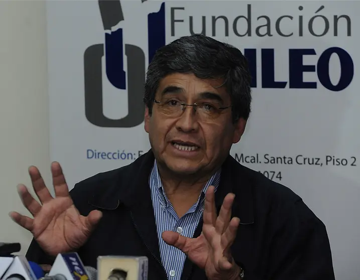 Juan Carlos Nu&ntilde;ez, director de Fundaci&oacute;n Jubileo. (Foto: Radio Luis, Tarija).