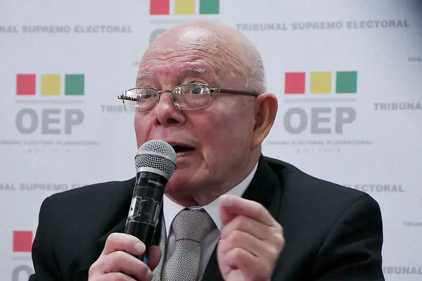 &Oacute;scar Hassenteufel, presidente TSE. (Foto: Jornada).