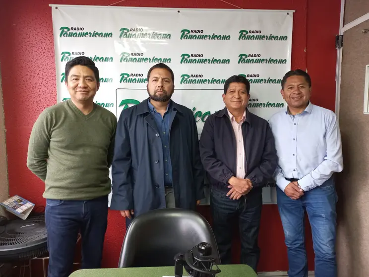 De izquierda a derecha: Marcelo Arequipa, Joshua Bellott, Luis Adolfo Flores y Jos&eacute; Luis Flores.