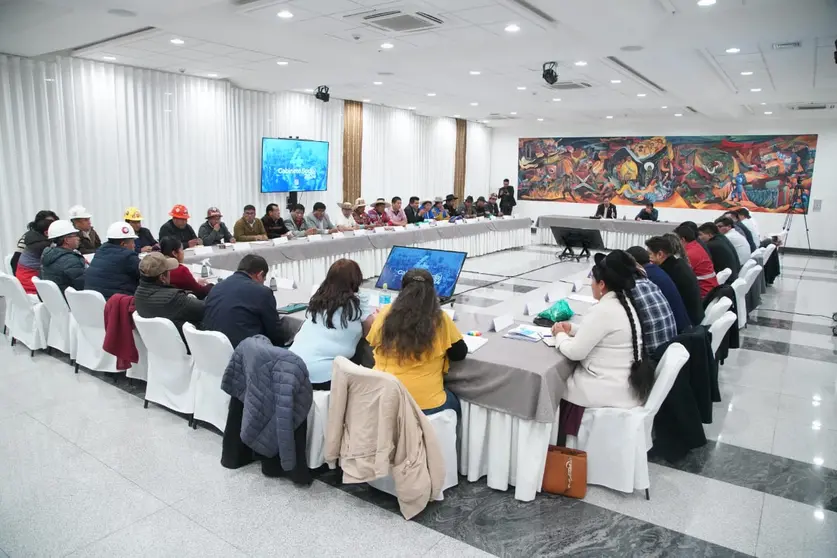 Gabinete social. (Foto: ABI).