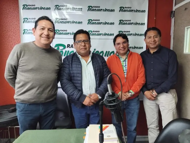 De izquierda a derecha: Jose Luis Bedregal, Juan Jose J&aacute;uregui, Marcelo Silva y Jos&eacute; Luis Flores.