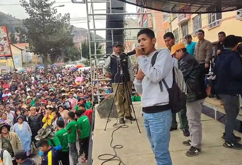 Daynor Choque, nuevo presidente Adepcoca. (Foto: Erbol).