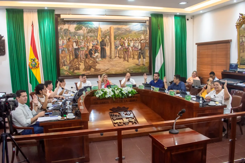Consejo Municipal de Santa Cruz. (Foto: El Mundo).