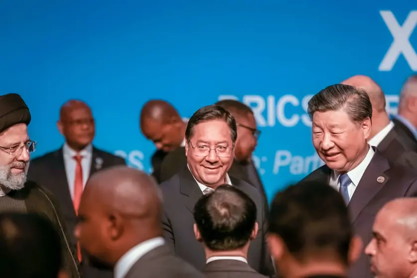 Luis Arce en los Brics de 2024. (Foto: La Raz&oacute;n).