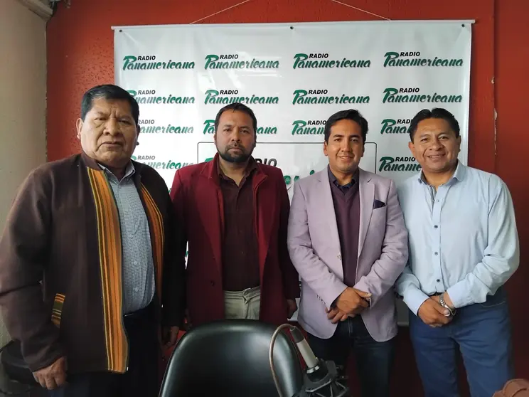 De izquierda a derecha: Roberto de la Cruz, Joshua Bellott, William Bascop&eacute; y Jos&eacute; Luis Flores.