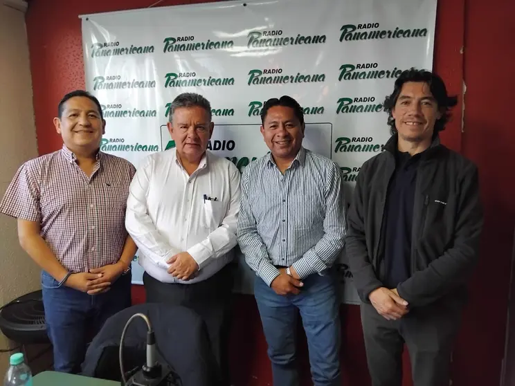 De izquierda a derecha: Jos&eacute; Luis Bedregal, Luis Eduardo Siles, Jos&eacute; Luis Flores y Manuel Mercado.