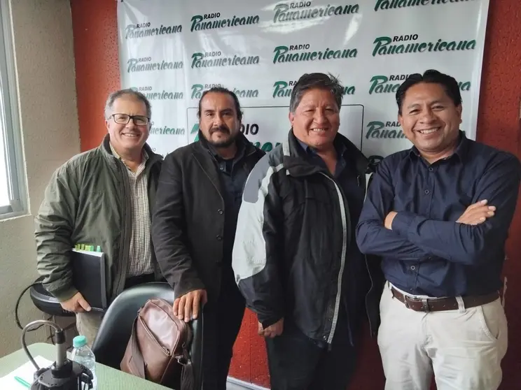 De izquierda a derecha: Miguel Roca, Mart&iacute;n Moreira, Manuel Morales y Jos&eacute; Luis Flores.