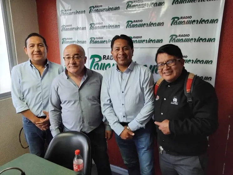 Jose Luis Bedregal, Hugo Moldiz, Jos&eacute; Luis Flores y Ren&aacute;n Cabezas.