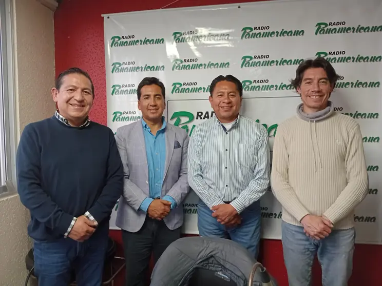 De izquierda a derecha: Jos&eacute; Luis Bedregal, William Bascop&eacute;, Jos&eacute; Luis Flores y Manuel Mercado.