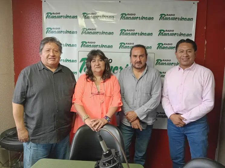 De izquierda a derecha: Manuel Morales, Jimena Costa, Mart&iacute;n Moreira y Jos&eacute; Luis Flores.