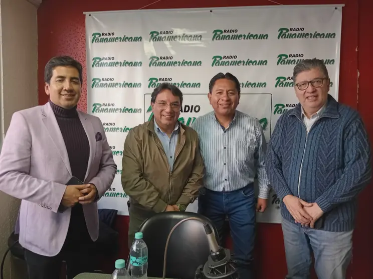 De izquierda a derecha: William Bascop&eacute;, Marcelo Silva, Jos&eacute; Luis Flores y Antonio Gomez.