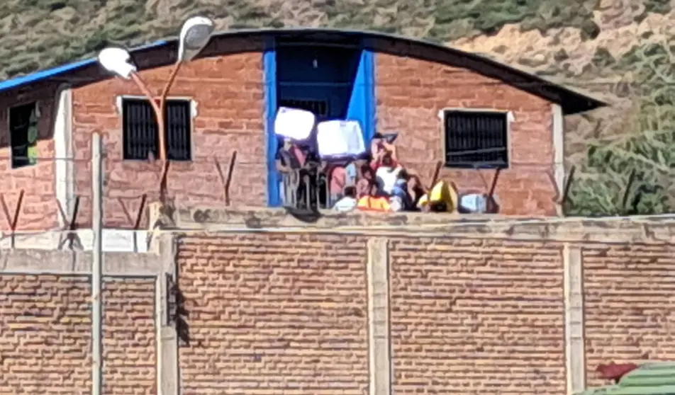 Mot&iacute;n Penal de El Abra. (Foto. Erbol).