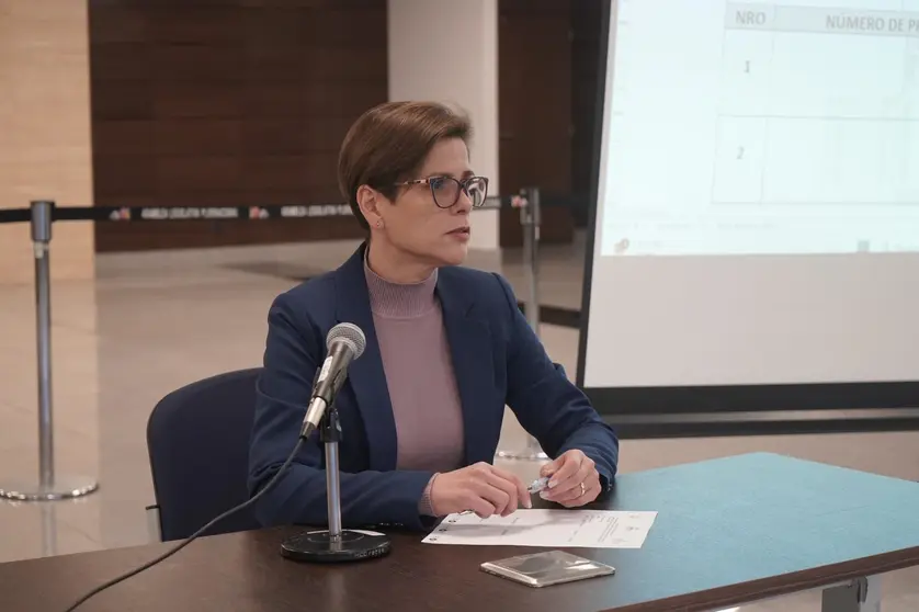 Juez, Lilian Moreno Cuellar. (Foto. RR. SS.).