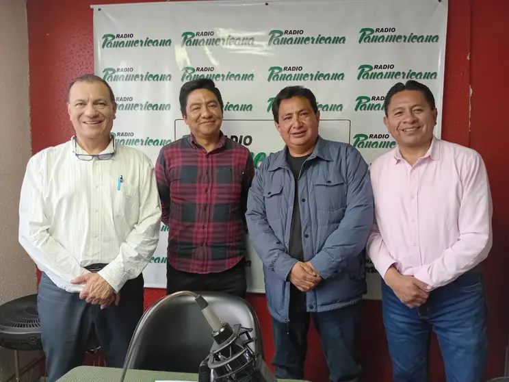 De izquierda a derecha: Franklin Pareja, Marcelo Arequipa, Amilcar Barral y Jos&eacute; Luis Flores.