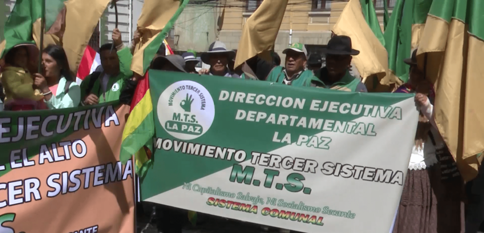 Movimiento Tercer Sistema. (Foto: OP).