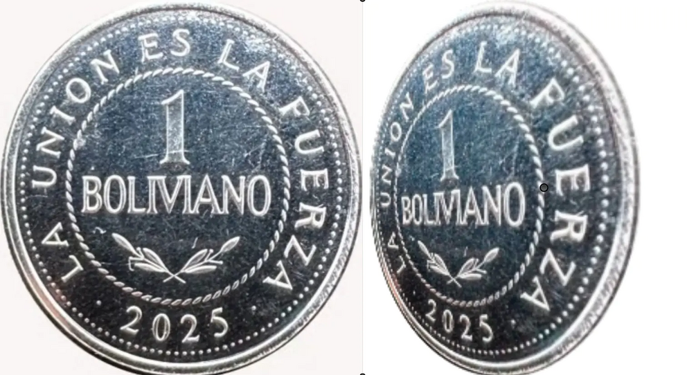 Nueva moneda de Bs 1. (Foto: LR).