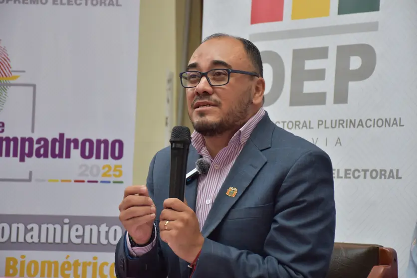 Gustavo &Aacute;vila, vocal TSE. (Foto: ABI).