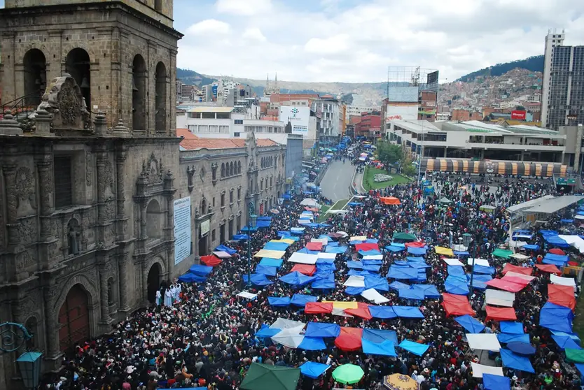 Feriantes La Paz. (Foto. RS).