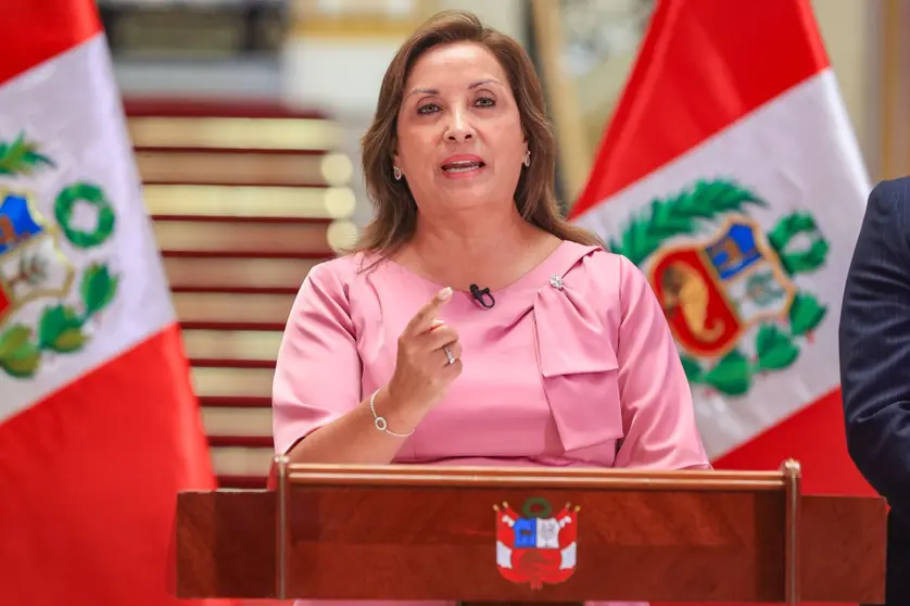 Dina Boluarte, presidente del Per&uacute;. (Foto: Andina).