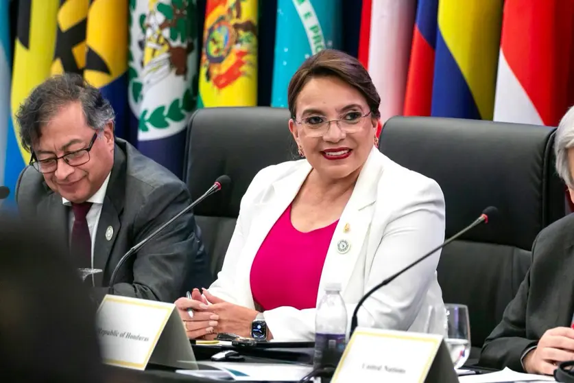 Xiomara Castro, presidente de Honduras. (Foto. Sedesol).