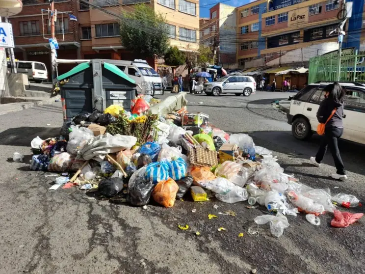 Basura La Paz. (Foto. Red Uno).