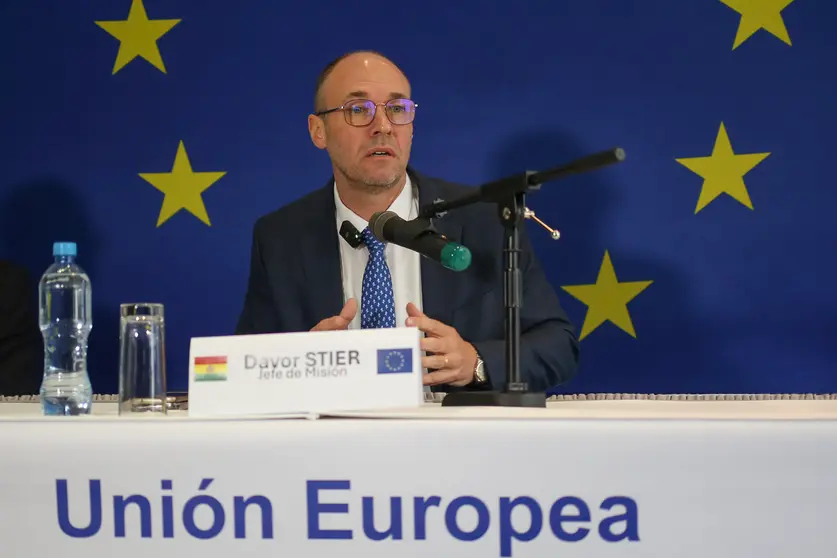Davor Stier, representante de la Uni&oacute;n Europea. (Foto. AC)