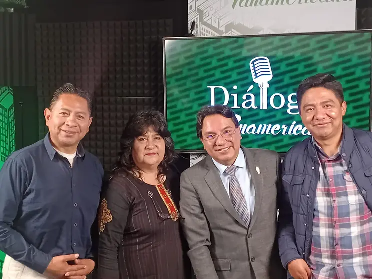De izquierda a derecha: Jos&eacute; Luis Flores, Jimena Costa, Marcelo Silva y Marcelo Arequipa.