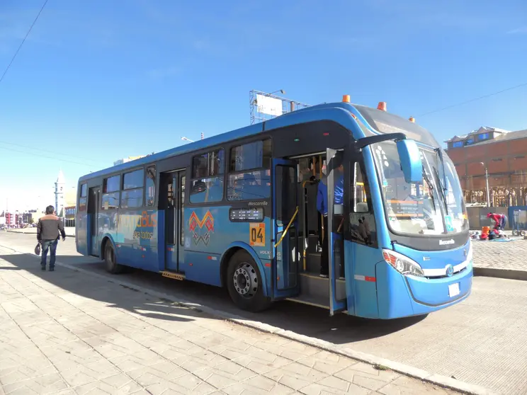 Transporte municipal de El Alto Wayna Bus