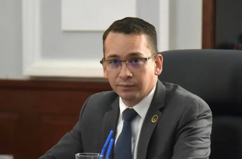 Romer Saucedo, presidente TSJ. (Foto. RR. SS.).