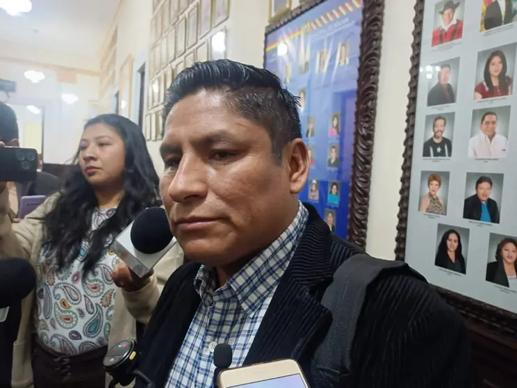 Pacifico Choque, diputado del MAS. (Foto. La Patria).