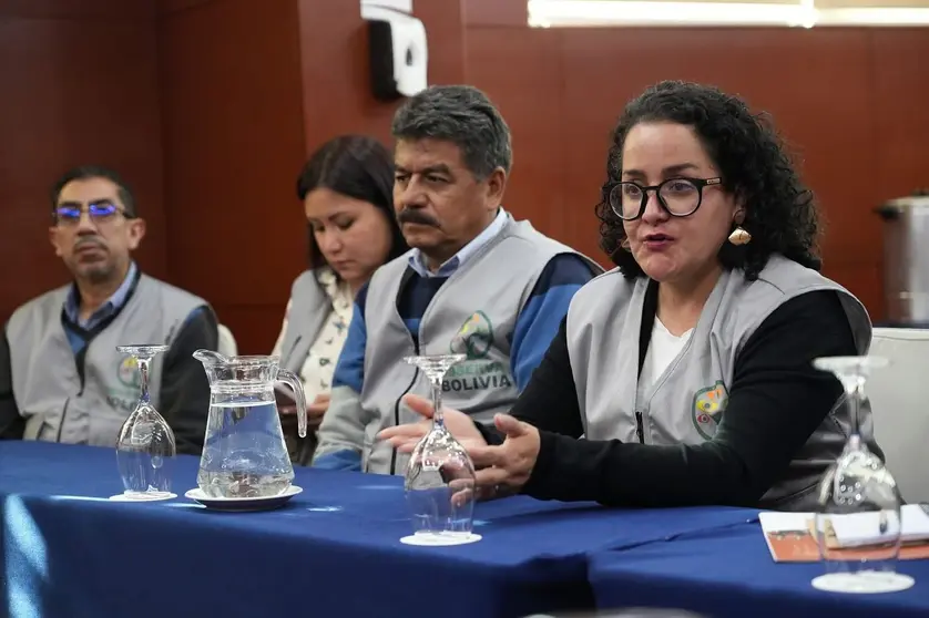 Susana Saavedra, representante de Observa Bolivia. (Foto. Observa Bolivia).