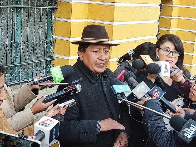 Rufo Calle, exejecutivo de la CSUTCB. (Foto. DTVSC).