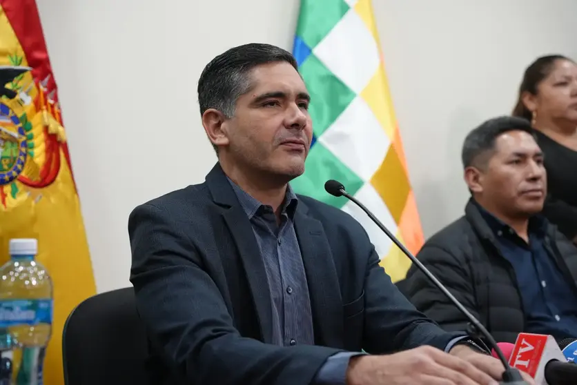 Oscar Mario Justiniano, ministro. (Foto. La Raz&oacute;n).