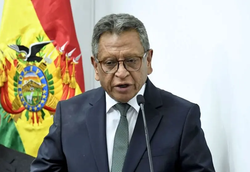 Ministro de justicia Marco Antonio Oviedo Foto: ABI